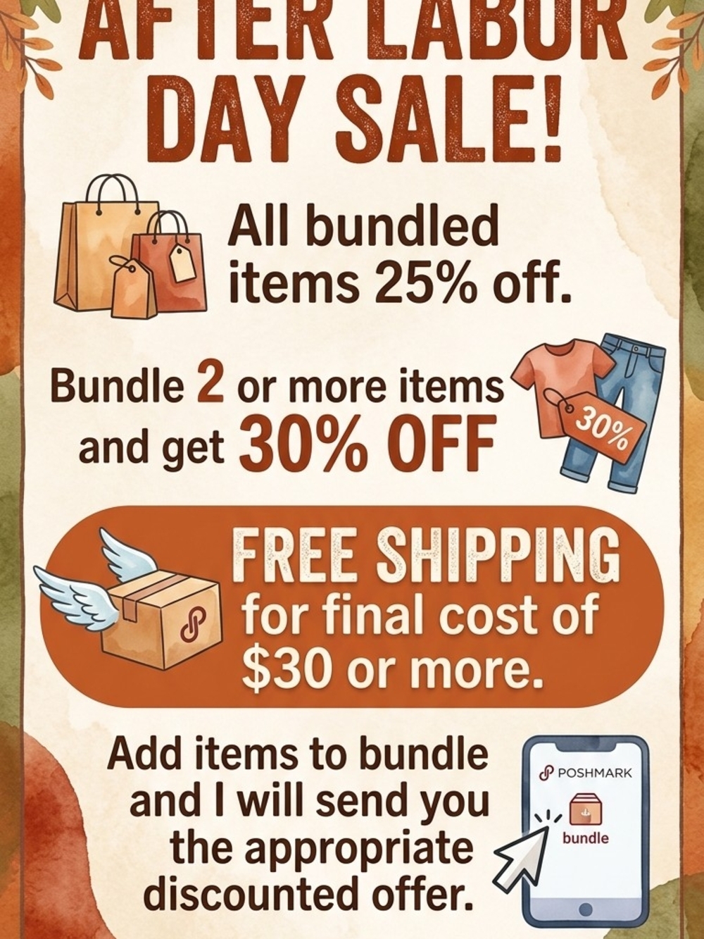 After Labor Day Sale - Bundle Discount Offer